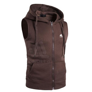 Outdoor Sports <b>Gym</b> Winter Digital Printing Fitness Bodybuilding Custom Sleeveless <b>Hoodies</b> Men 2026 - Product Image 2