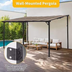 Auvent et belvédère muraux extérieurs de 10 'x 14' pour une ambiance de jardin améliorée - Product Image 6