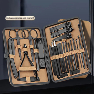 Set de Manicura Profesional, Kit de Pedicura, Cortaúñas de Acero Inoxidable, Herramienta para el Cuidado de las Uñas, Kit de Aseo con Estuche de Viaje de Lujo - Product Image 2