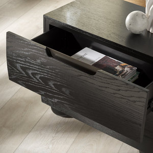2ลิ้นชัก nightstand ทำจากไม้ - Product Image 3
