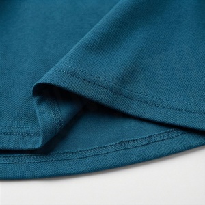 Mini-jupe trapèze pour femme, couleur unie, taille élastique, respirante, style sportif, bleu sarcelle - Product Image 6