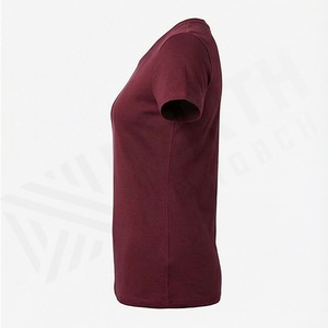 เสื้อยืดผู้หญิงสไตล์มืออาชีพเสื้อยืดแฟชั่นสีสั่งทำ - Product Image 3
