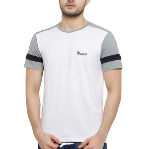 เสื้อยืดผู้ชายคุณภาพสูง ปรับแต่งได้ 100% ผ้าฝ้าย แห้งเร็ว ระบายอากาศดี ทรงหลวม แขนสั้น บริการ OEM - Product Image 3