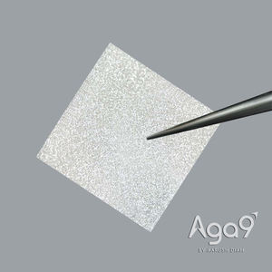 Placa de diamante cuadrada policristalina Aga9 de 12 mm x 12 mm sin pulir, 0,3 mm de espesor - Product Image 2