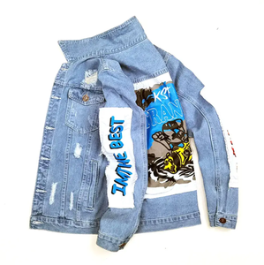 Chaquetas Vaqueras Clásicas de Corte Ajustado para Hombre, Fabricante Pakistaní, Chaqueta Vaquera de Larga Duración, Chaquetas de Mezclilla de Manga Larga - Product Image 5