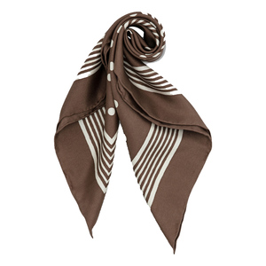 Elegante Pañuelo de Seda para Mujer, Lujoso Pañuelo de Satén Estampado para la Cabeza, Suave Envoltura para el Cuello, Chal Ligero de Moda con Estilo de Diseñador, Venta al por Mayor - Product Image 4