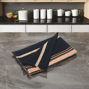 Serviettes de cuisine 100% coton de haute qualité à motif rayé de qualité supérieure Techniques tissées à séchage rapide pour une utilisation en cuisine - Product Image 3