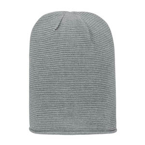 Gorro de Punto Gris Sólido Unisex, Gorro de Invierno Informal y Cálido para Esquí, Ajustable de 56-58 cm, Material de Jersey Acrílico - Product Image 4