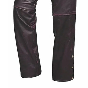 Chaps en cuir fabriqués par OEM à prix raisonnable, concevez vos propres chaps d'équitation en cuir pour hommes, à la mode - Product Image 2