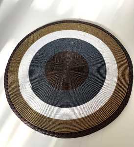 Sets de table décoratifs perlés de qualité supérieure, faits à la main et brodés, pour table à manger, dîner de mariage, fête, décoration intérieure à bas prix - Product Image 5