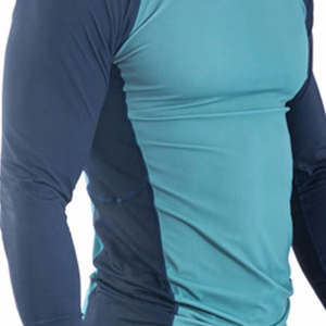 Men's Long Sleeve Color Blocked Rash Guard Quick Dry <b>Compression</b> <b>Shirt</b> Sport Top Full Sleeve Spandex Polyester Fit - Product Image 5