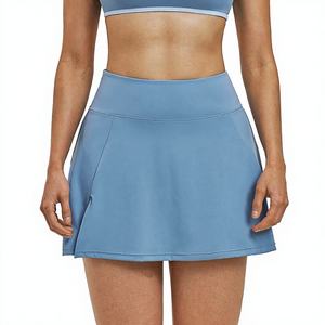 Nouvelle jupe de sport mini respirante et élastique pour femme, avec doublure anti-exposition, idéale pour le tennis, le yoga et le fitness - Product Image 1