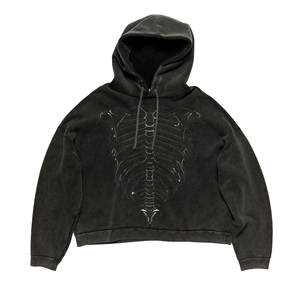 Sudadera con Capucha Oversize Unisex de Felpa Francesa con Estampado Digital, Estilo Streetwear, Lavado Ácido, Ecológica, 2026 - Product Image 1