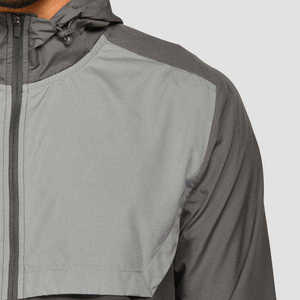 Men's <b>Lightweight</b> Waterproof <b>Running</b> Windbreaker <b>Jacket</b> Breathable Reflective Hooded Sportswear Outdoor Gym Training Coat Men - Product Image 3