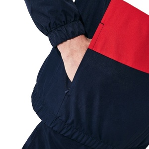 Ensemble survêtement homme 2 pièces, manches longues, couleur contrastée, fermeture éclair, broderie personnalisée, vente en gros hiver 2021, nouveau logo personnalisé - Product Image 3