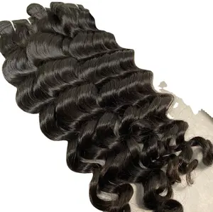 High Quality 100% Cuticle Aligned Raw Unprocessed Indian Human Hair From South Indian Temple human hair bulk