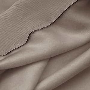 Women's Oversized Pullover Sweatshirt <b>Top</b> Casual Style Long Sleeves Drop Shoulder Turtleneck <b>Mock</b> Custom Logo for Autumn Season - Product Image 2