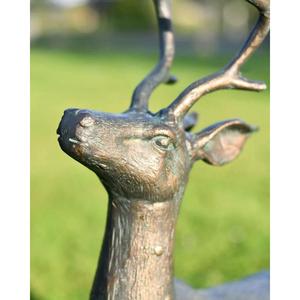 Precio Directo de Fábrica: Set de Ciervos de Bronce Hechos a Mano, Esculturas de Cierva y Reno de Tamaño Real para Jardinería y Decoración Rústica - Product Image 3