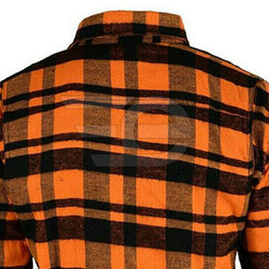 เสื้อเชิ้ตผ้าแฟลนเนลแขนยาวสำหรับผู้ชาย ลำลอง ผ้าฝ้ายเนื้อนุ่ม ลายตาราง สวมใส่สบาย ติดกระดุม  ทันสมัย เหมาะสำหรับใส่ทำงานหรือทำกิจกรรมกลางแจ้ง - Product Image 5