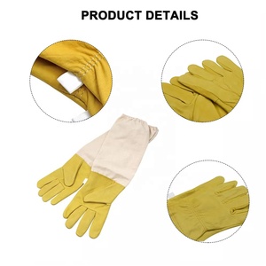 Gants d'apiculture de qualité supérieure avec intérieur doux, paume renforcée, manchette allongée, conception protectrice et options de personnalisation complète - Product Image 2