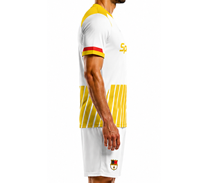 Uniformes de Fútbol Personalizados al por Mayor con Logotipo de Equipos, Camisetas de Fútbol Unisex para Adultos, Spandex/Poliéster, Impresión Digital, Tela de 160g, Servicio OEM - Product Image 4