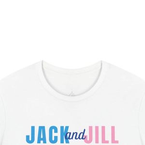 Camiseta Blanca con Estampado Gráfico para Mujer, Cuello Redondo, Manga Corta, Algodón Suave, Ropa Casual para el Día a Día - Product Image 2
