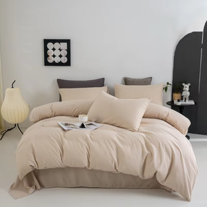 ชุดผ้าห่มนวมลายดอกไม้ทันสมัย ผ้าฝ้าย ซักได้ 3 ชิ้น ชุดเครื่องนอนสำหรับใช้ในบ้าน - Product Image 6