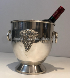 ถังแชมเปญชุบเงินปรับแต่งได้สำหรับตกแต่งองุ่นตู้แช่ไวน์ในร่มกลางแจ้งสำหรับงานปาร์ตี้ - Product Image 6