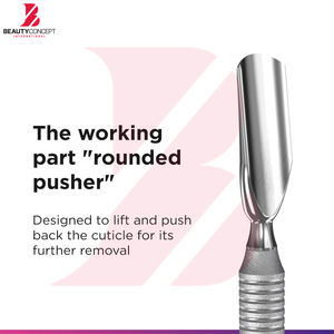 Herramienta Profesional de Manicura, Limpiador y Empujador de Doble Punta, Acero Inoxidable, Agarre Ergonómico, Resistente a la Corrosión - Product Image 5