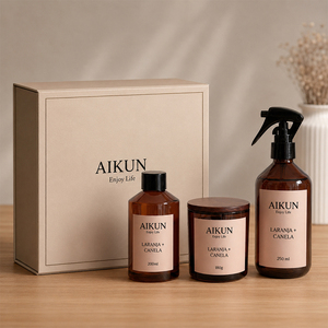 <span class=keywords><strong>Diffuseur</strong></span> de parfum d'ambiance rond en verre rechargeable AIKUN <span class=keywords><strong>pour</strong></span> la maison et le spa, <span class=keywords><strong>diffuseur</strong></span> à bâtonnets, vente en gros, cadeau, OEM, en vrac - Product Image 2