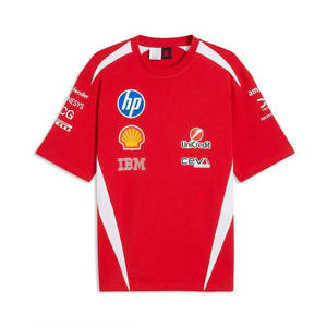 ชุดแข่งรถ F1 รุ่นใหม่ปี 2026 สำหรับผู้ชาย ผ้าฝ้าย 100% เป็นมิตรกับสิ่งแวดล้อม เนื้อผ้าเจอร์ซีย์แบบเรียบ ระบายอากาศได้ดี เสื้อแขนสั้นติดกระดุม น้ำหนัก 240 กรัม - Product Image 2