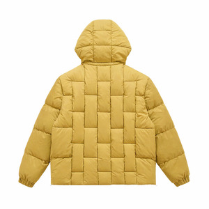 High Quality Thin Full Zip Up Fleece <b>Winter</b> <b>Quilted</b> Hooded Puffer Jacket Breathable Windproof OEM Service For Men Manufacturer - Product Image 2