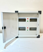 6 Yollu Çift Kapılı Metal TPN MCB Kutusu 63A IP65 24 Prizli İtmeli Kilitli Endüstriyel Elektrik Uygulamaları için