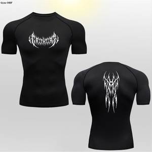 Maillot de compression et t-shirt (Polyester/Nylon) Teint uni Fabriqué au Pakistan - Product Image 1
