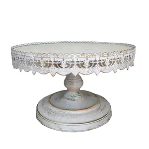 Nieuwste Ontwerp Hoge Kwaliteit Cake Server Voor Het Presenteren Van Taarten Gebak Desserts Cake Stands Distressed Afwerking