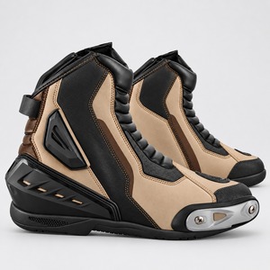 Botas de Motocicleta Impermeables y Transpirables con Bloques de Color, Botas de Montar de Caña Alta con Puntera Reforzada, Unisex - Product Image 5