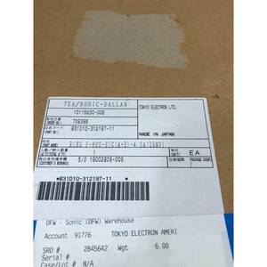 TEL ES1D10-312197-11 RING,F-8S0-SIC(A+B)-4.0A(DRM2) - Equipo y Piezas de Semiconductores de Confianza de Marca Global - Product Image 1
