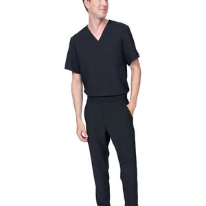 Nouveauté 2026 : Ensembles d'uniformes médicaux tissés pour hommes – Tenues d'infirmiers confortables et élégantes pour hôpitaux - Product Image 1