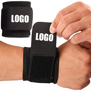 Support de poignet réglable avec fermeture auto-agrippante pour la musculation, l'entraînement en salle de sport, l'entraînement de force, unisexe, antidérapant, gris. - Product Image 3