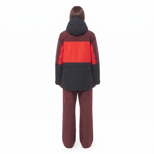 Traje de esquí de invierno para mujer, impermeable, a prueba de viento, cálido, de dos piezas, chaqueta y pantalones para la nieve, ropa deportiva - Product Image 6