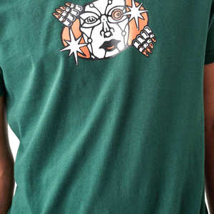 T-shirt unisexe surdimensionné en coton avec impression graphique vintage amusante, personnalisable, respirant, décontracté, streetwear tendance - Product Image 6