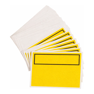 Étiquettes de sécurité chimique vierges Brady, imprimables, adhésives et durables pour les laboratoires et l'industrie - Product Image 1
