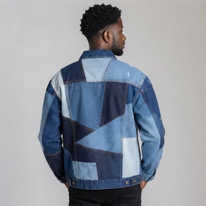 <b>Men</b> <b>Denim</b> <b>Jacket</b> Fashion Trucker Coat with Soft Durable Cotton <b>Denim</b> Fabric Button Front Closure and Comfortable <b>Men</b> <b>Denim</b> - Product Image 2