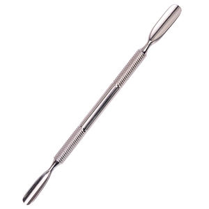 Empujadores de Cutículas de Doble Punta de Acero Inoxidable con Estuche de Cuero, 1 Unidad, Nuevo Producto, Superventas, Hazlo Tú Mismo - Product Image 1