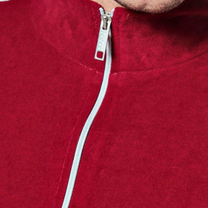Unisex Color Block <b>Velvet</b> Tracksuit Contrast Panel <b>Jacket</b> and Matching Jogger Pants Premium Plush Fabric Custom Design Apparel - Product Image 5
