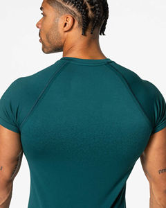 Men's T-shirt olive color <b>tshirt</b> round neck <b>tshirt</b> regular fit <b>tshirt</b> basic t-shirt 100% <b>polyester</b> <b>tshirt</b> gymwear <b>tshirt</b> odm - Product Image 2