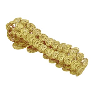Ceinture de taille plaquée or 14K 18K 24K en gros, ceinture de danse du ventre marocaine, ceinture de mariée dorée style Dubaï, ceinture de bijoux de mariée arabe. - Product Image 3