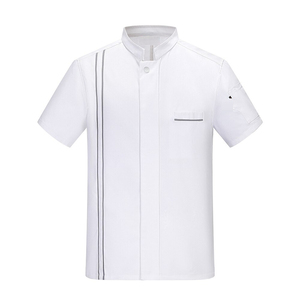 Broderie personnalisée avec logo, broderie sur mesure, uniforme de chef pour hommes, femmes, unisexe, restaurant, hôtel, cuisine, café, confortable, professionnel - Product Image 1