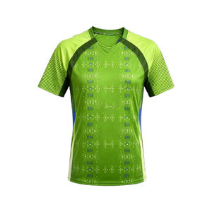 Maillot de football américain personnalisable - Vêtement de sport respirant 100% polyester imprimé avec logo et options de couleur personnalisés - Product Image 1