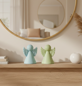 Vela Decorativa Hecha a Mano con Forma Personalizada en Tonos Pastel, Decoración Moderna para el Hogar y Regalo para Acción de Gracias, Diwali, Navidad y Pascua - Product Image 2